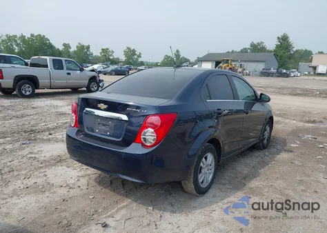 2016 Chevrolet Sonic Lt Auto из США, поврежденный, VIN 1G1JC5SH3G4166813